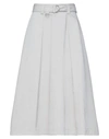 Msgm Midi Skirts In Grey
