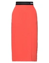 Msgm Midi Skirts In Red