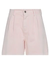 Soallure Denim Shorts In Pink