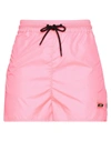 Msgm Woman Shorts & Bermuda Shorts Fuchsia Size L Polyester In Pink