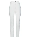 Alberta Ferretti Jeans In White