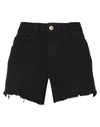 !m?erfect Woman Shorts & Bermuda Shorts Black Size 32 Cotton, Elastane