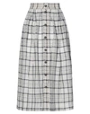 Roberto Collina Midi Skirts In Grey