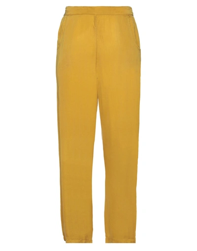 Maison Hotel Pants In Yellow