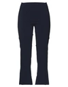 Avenue Montaigne Cropped Pants In Dark Blue