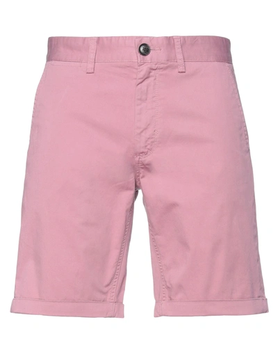 Sun 68 Man Shorts & Bermuda Shorts Pink Size 29 Cotton, Elastane