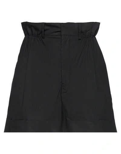 Jucca Woman Shorts & Bermuda Shorts Black Size 8 Cotton In Black