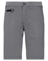 Yes Zee By Essenza Man Shorts & Bermuda Shorts Charcoal Size 30 Cotton, Elastane In Grey