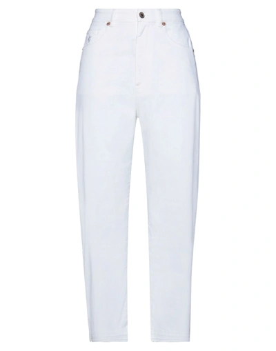European Culture Pants In White