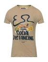 Yes Zee By Essenza T-shirts In Beige