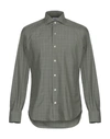 Mazzarelli Shirts In Military Green