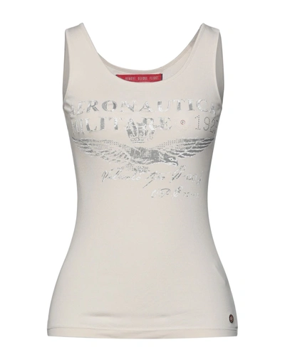 Aeronautica Militare Tank Tops In Grey