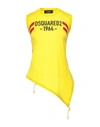 Dsquared2 T-shirts In Yellow