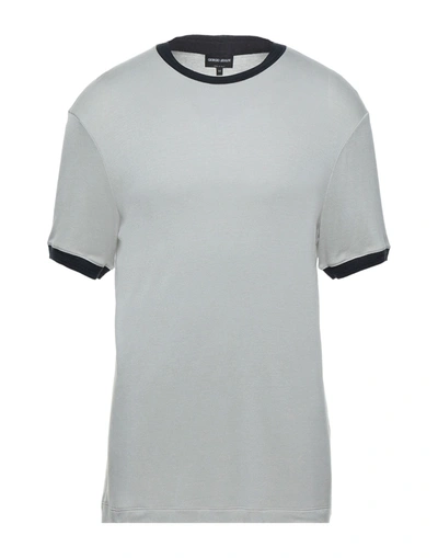 Giorgio Armani T-shirts In Grey