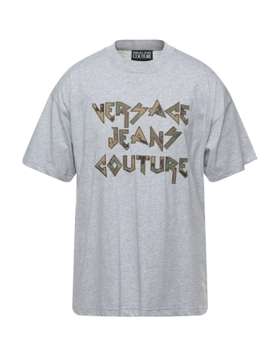 Versace Jeans Couture T-shirts In Grey