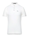 Yes Zee By Essenza Polo Shirts In White