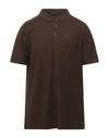 Yes Zee By Essenza Polo Shirts In Brown
