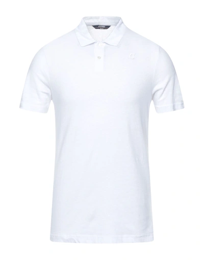 K-way Polo Shirts In White
