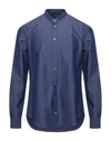Emporio Armani Shirts In Blue