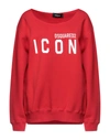 Dsquared2 Sweatshirts In Red