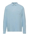 40weft Shirts In Sky Blue