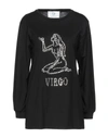 Alberta Ferretti Virgo Crystal-embellished Jumper In Black