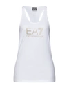 Ea7 Tank Tops In White