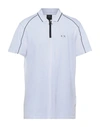 Armani Exchange Polo Shirts In White