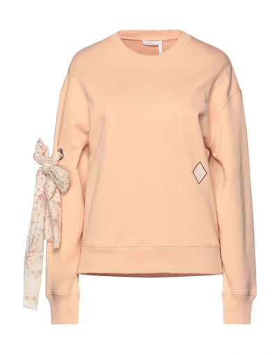 Chloé Sweatshirts In Orange