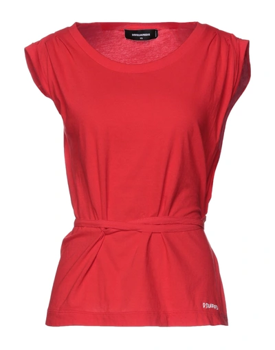 Dsquared2 T-shirts In Red
