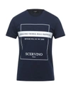 Scervino Street T-shirts In Blue