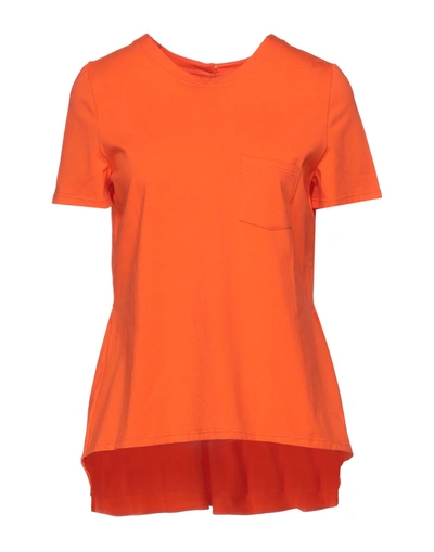 Rose A Pois T-shirts In Orange