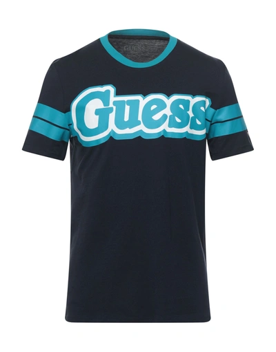 Guess T-shirts In Blue