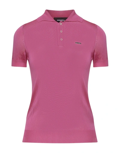 Dsquared2 Polo Shirts In Pink