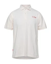 Mc2 Saint Barth Polo Shirts In Beige