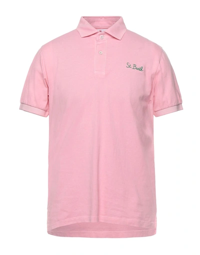 Mc2 Saint Barth Polo Shirts In Pink