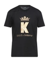 Dolce & Gabbana T-shirts In Black
