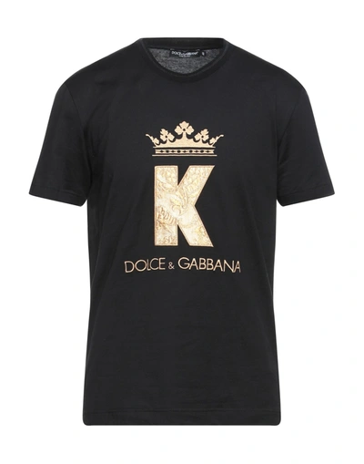 Dolce & Gabbana T-shirts In Black