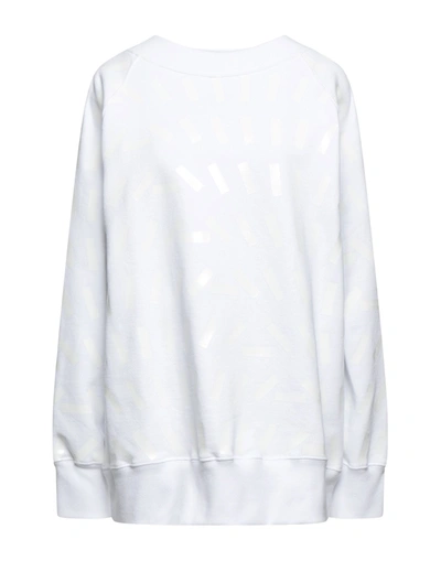 Maison Margiela Sweatshirts In White