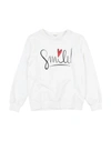 Vicolo Sweatshirts In White