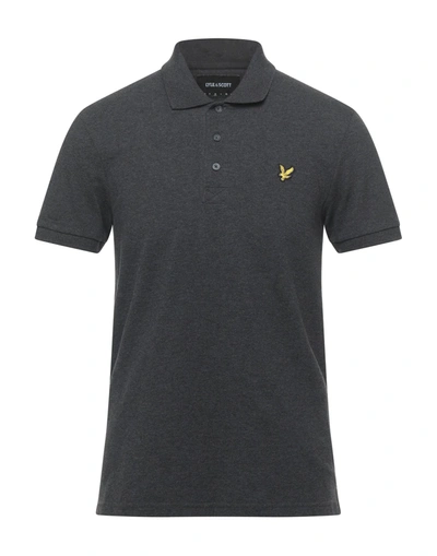 Lyle & Scott Polo Shirts In Steel Grey