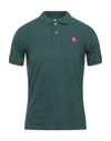 Aspesi Polo Shirts In Dark Green