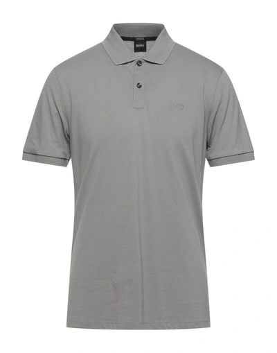 Hugo Boss Polo Shirts In Grey