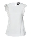 Versace Jeans Couture Blouses In Ivory