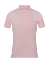 Daniele Alessandrini Homme Polo Shirts In Pink