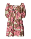 Jucca Short Dresses In Light Yellow
