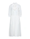 Be Blumarine Midi Dresses In White