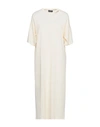 Roberto Collina Midi Dresses In White