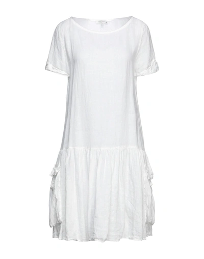 Crossley Short Dresses In White