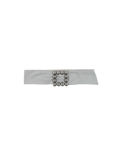 Maison Margiela Belts In Light Grey